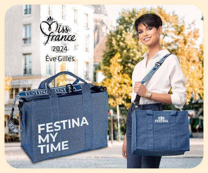 Banner Festina Promo Blue Bag 